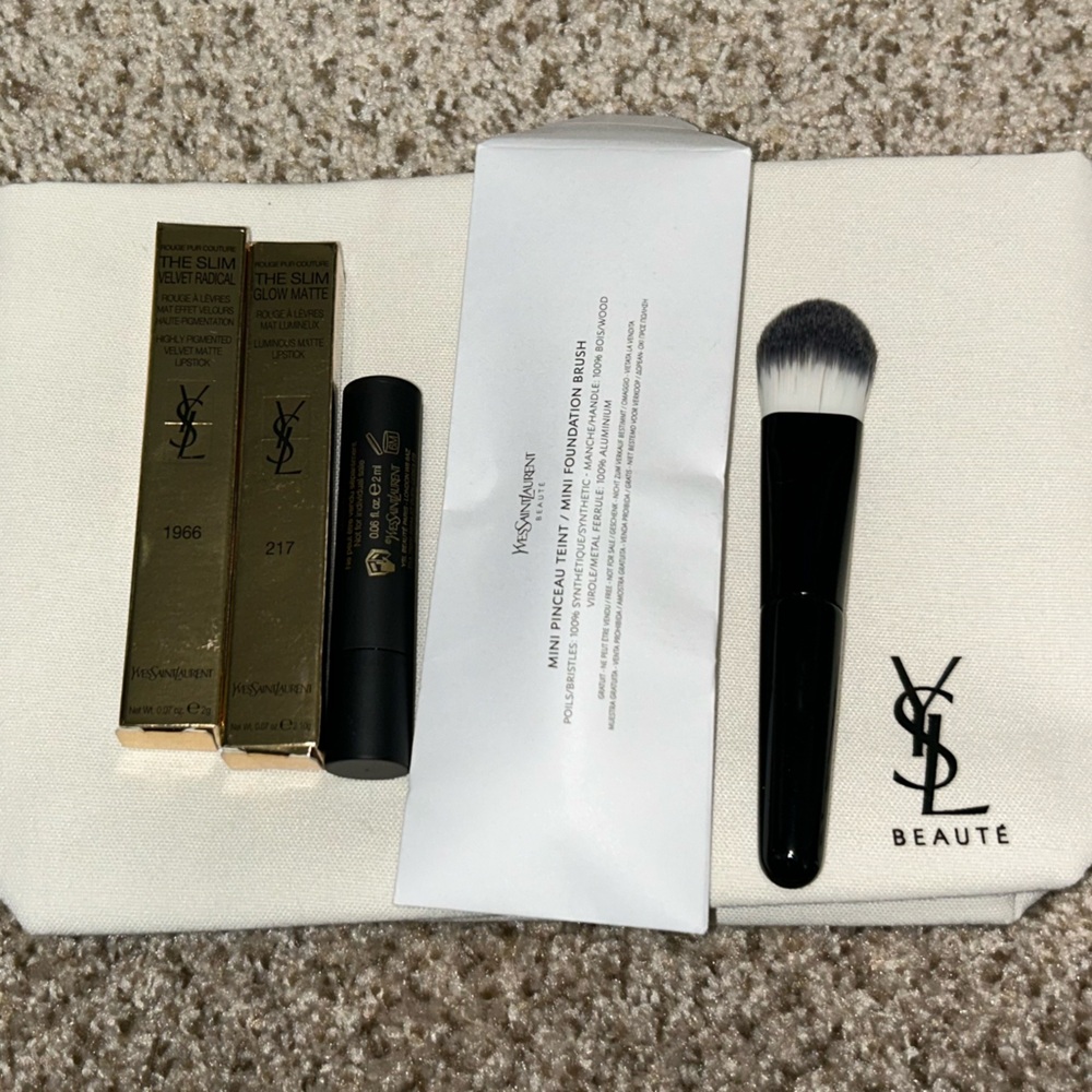 YSL lipsticks